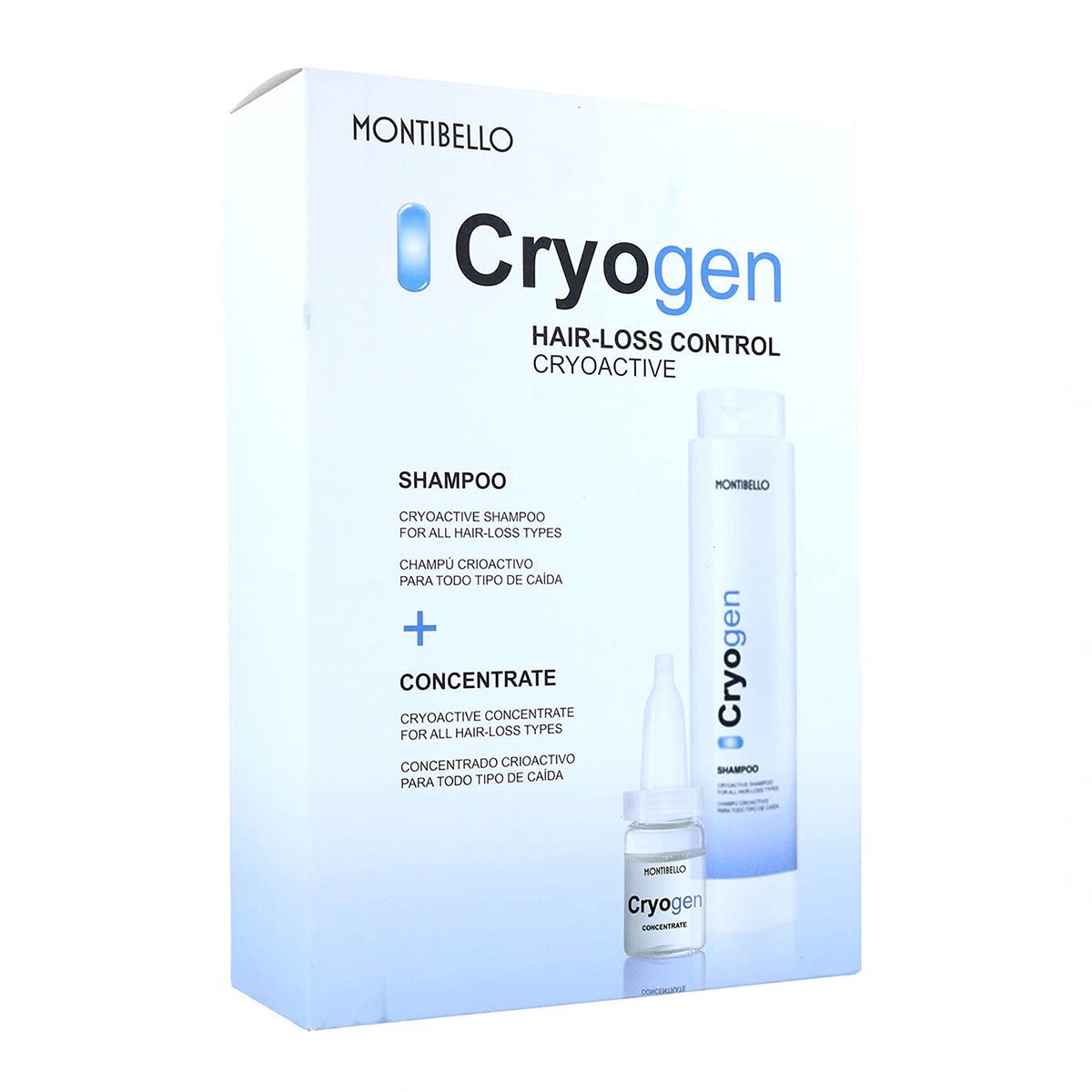 Montibel-Lo Cryogen Champu Anti-Perdida 300Ml + Concentrado Capilar 1U.